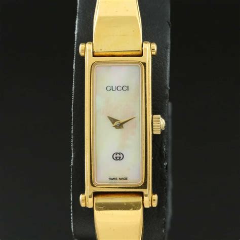 gucci 1500l mother of pearl bangle|gucci bangle watches.